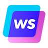 Logo da ferramenta Writesonic